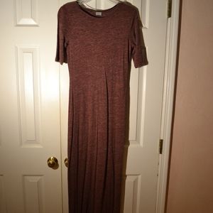 Long Collection Red Zara Maxi Dress - Half Sleeves